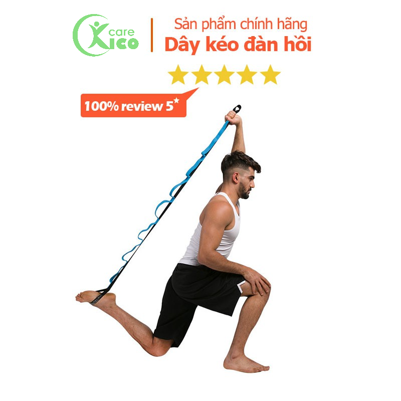 Dây kéo đàn hồi tập yoga chia đốt cao cấp KICO