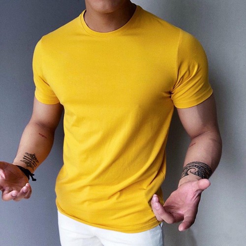 Áo Phông Trơn Màu Tay Ngắn Unisex Cho Cả Nam Và Nữ Vải Cotton Đẹp Và Thoáng Mát | BigBuy360 - bigbuy360.vn