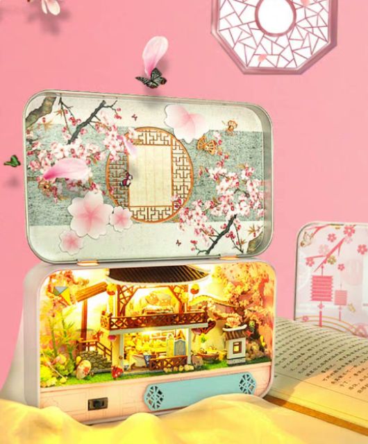 Mô hình nhà gỗ búp bê Dollhouse DIY - TH5 TH6 TH7 TH8 Box Theatre