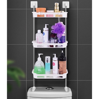 Kệ đựng đồ 3 tầng đa năng cao cấp, kệ nhựa đựng đồ dụng cụ nhà bếp nhà tắm và phía sau toilet tiện lợi | TP014