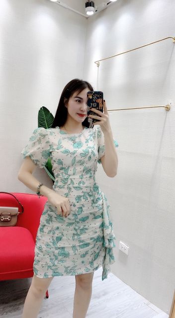 Váy hoa quấn body A400.480