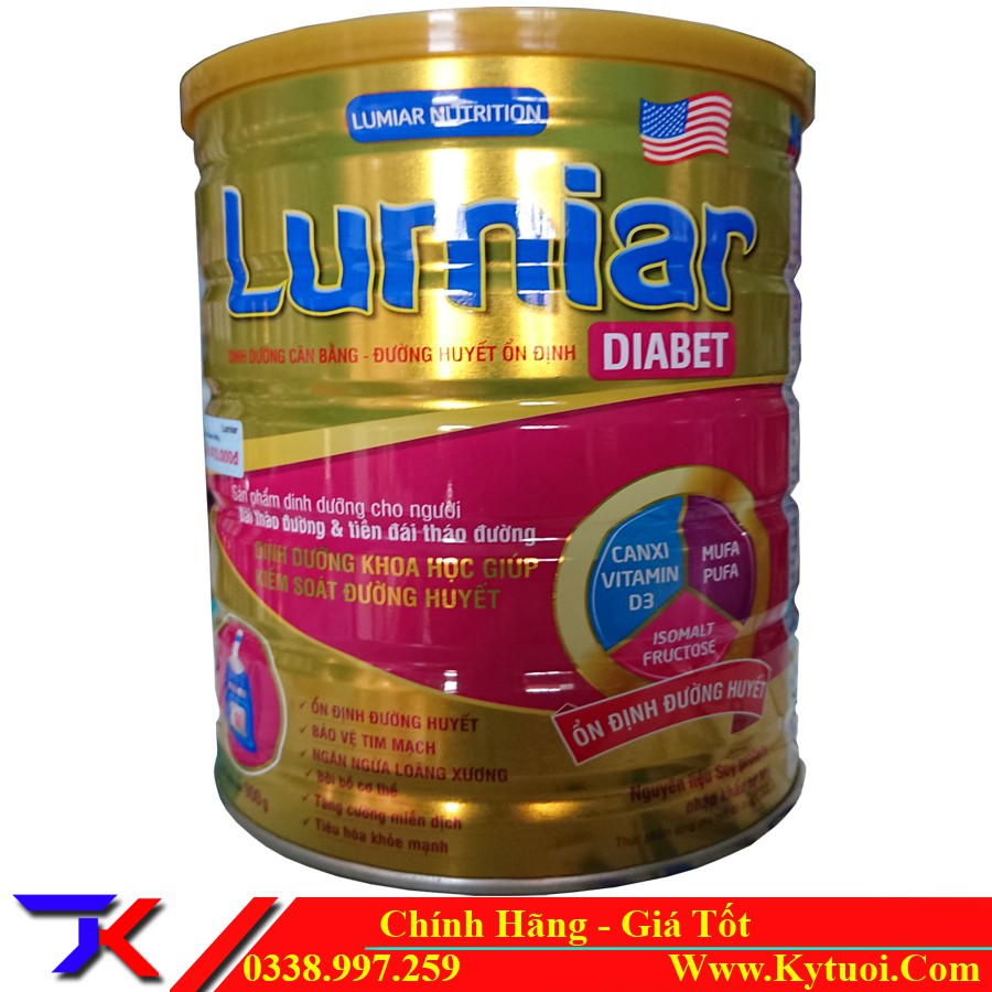 Sữa LUMIAR DIABET 900G