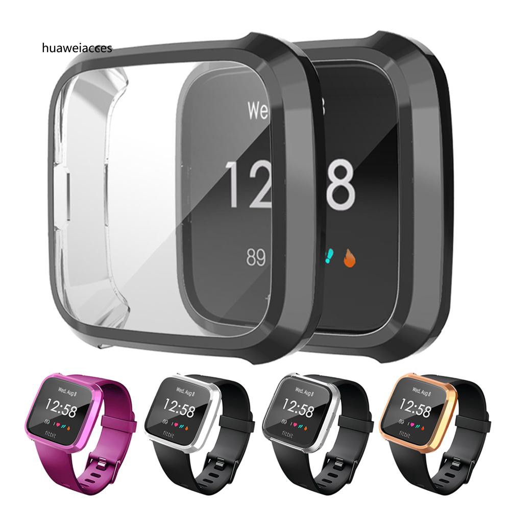 Khung viền siêu mỏng bảo vệ mặt đồng hồ thông minh Fitbit versa Lite