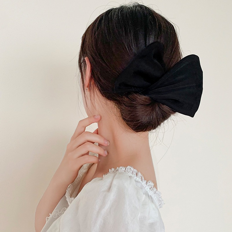 Phụ kiện kẹp tóc dạng xoắn thắt nơ tiện lợi