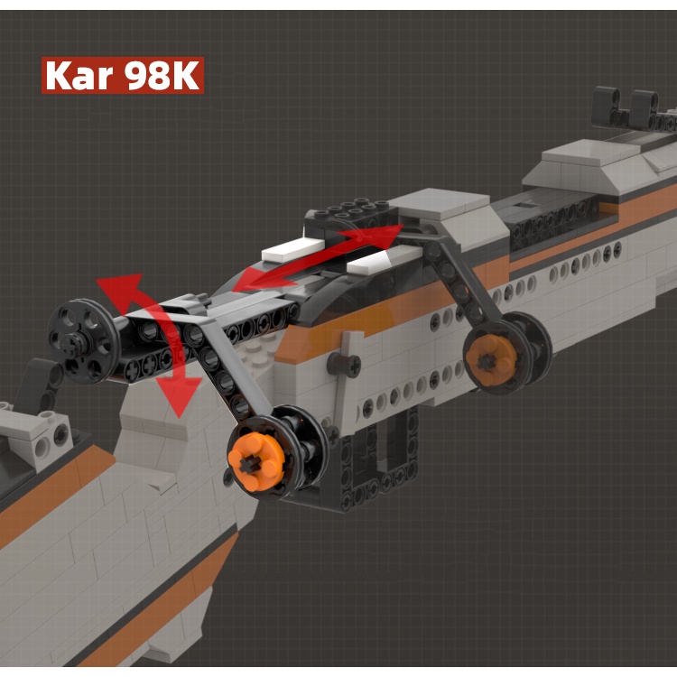 Đồ Chơi Lắp Ráp Mô Hình Kar 98K  CSGO PUBG Với 1000+ Mảnh Ghép, Bản Thiết Kế Tiêu Chuẩn Của Kevin183