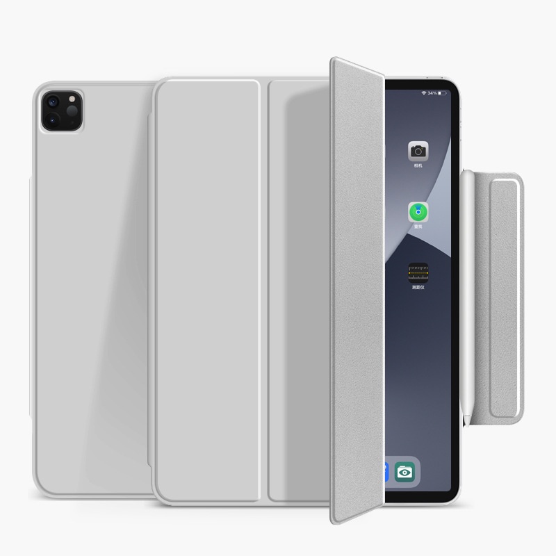 Ốp da có nắp gập từ tính tự động tắt mở màn hình thông minh cho ipad pro 11 2021 2020 2018 pro 12.9 air 4 10.9 ốp