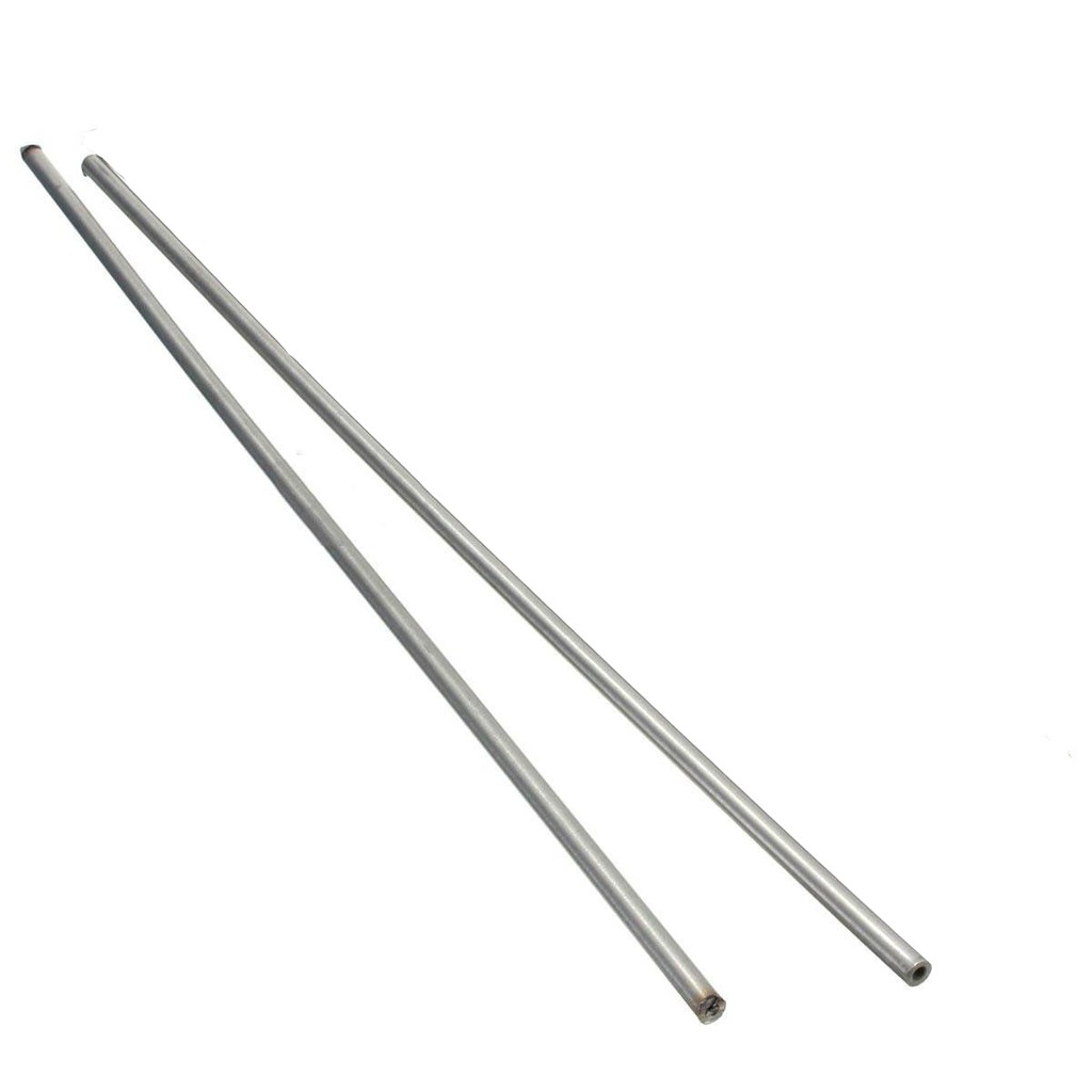 Set 2 ống thép không gỉ 4mm Od 3mm Id 250mm tiện dụng
