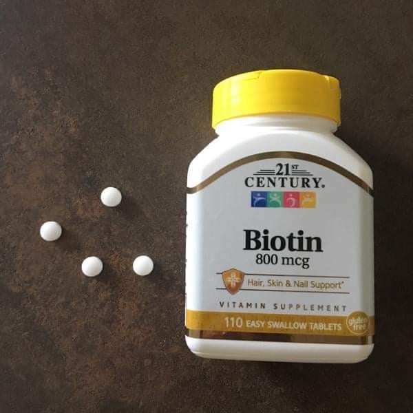 Biotin 21st Century 800mcg USA .Hỗ trợ mọc Tóc .Râu ,Da ,Chân mày và cung cấp một số vitamin thiết yếu.