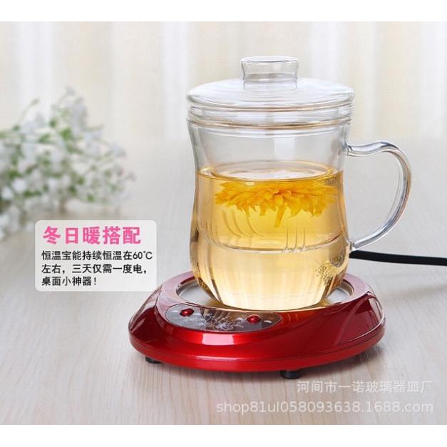 (HÀNG ĐẸP) Ca thuỷ tinh pha trà cá nhân
