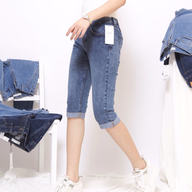 Quần jeans ngố nữ