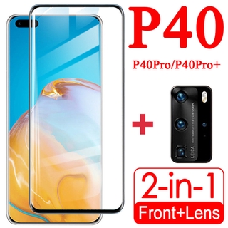Kính cường lực bảo vệ camera 2 trong 1 cho huawei p40 pro p40 lite