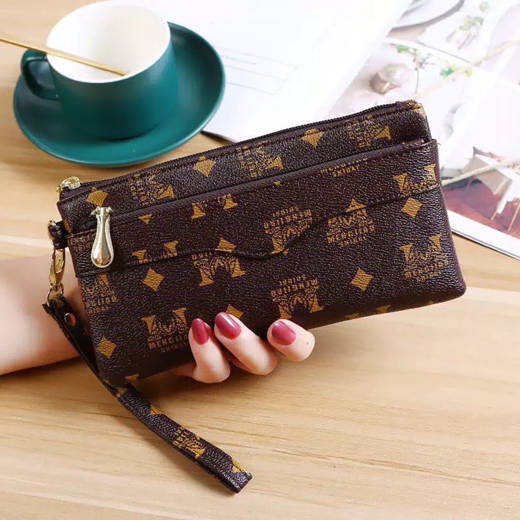 Ví nữ đẹp cầm tay đeo chéo dáng dài nhiều ngăn thời trang cao cấp hàn quốc dễ thương cute VD11