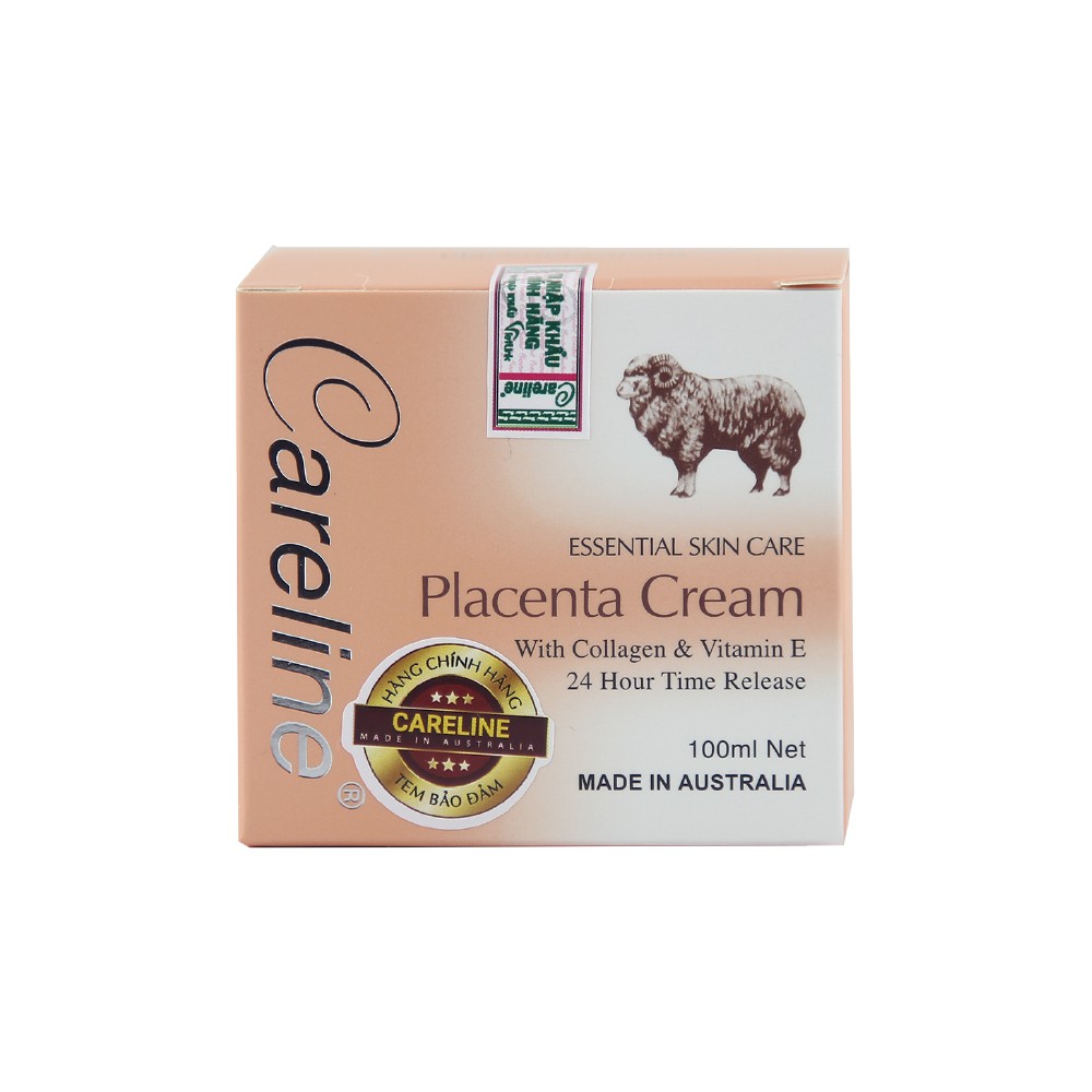 Kem dưỡng da Careline Placenta Cream nhau thai cừu giúp dưỡng ẩm, giảm vết nhăn 100ml