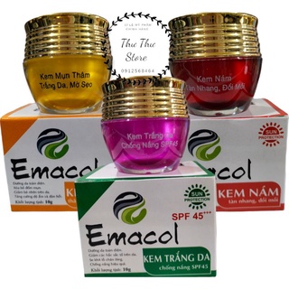 Kem emacol ngăn nám trắng da mụn 10g