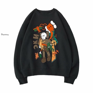 Áo Nỉ Tay Dài In Hình Hoạt Hình Trẻ Trung Cho Nam