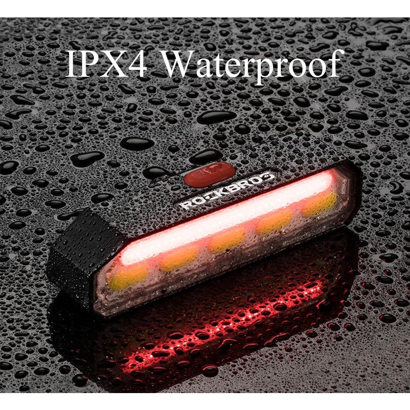 Rockbros Đèn Led Tín Hiệu Gắn Đuôi Xe Đạp Kèm Điều Khiển Từ Xa