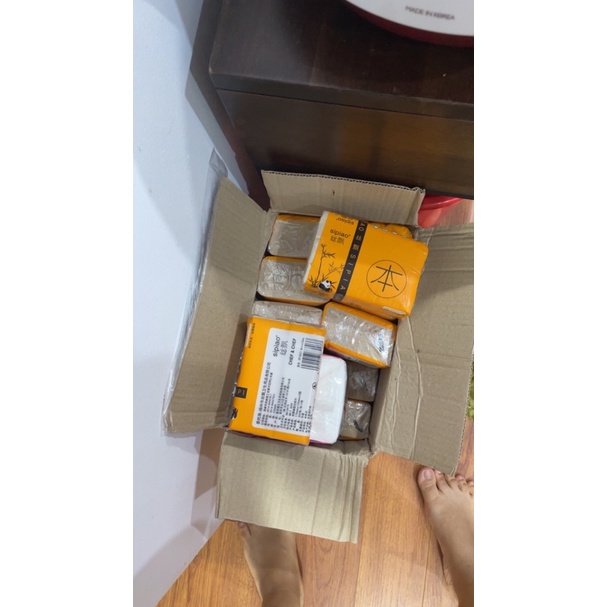 🌿GIẤY ĂN GẤU TRÚC. Thùng 30 gói . 🎁Hàng Nội Địa Trung