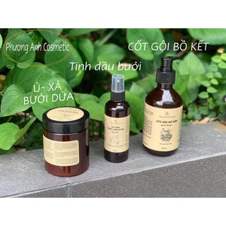Cốt gội bồ kết và ủ xả bưởi dừa phương anh cosmetic