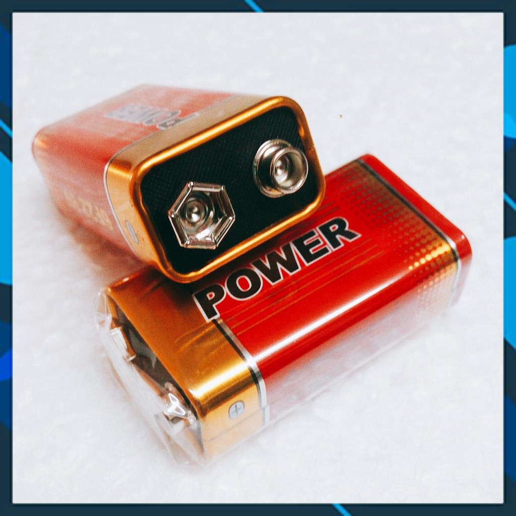 Pin 9V POWER  lOẠI XỊN (Xả Kho) pin giá rẻ.PIN .n