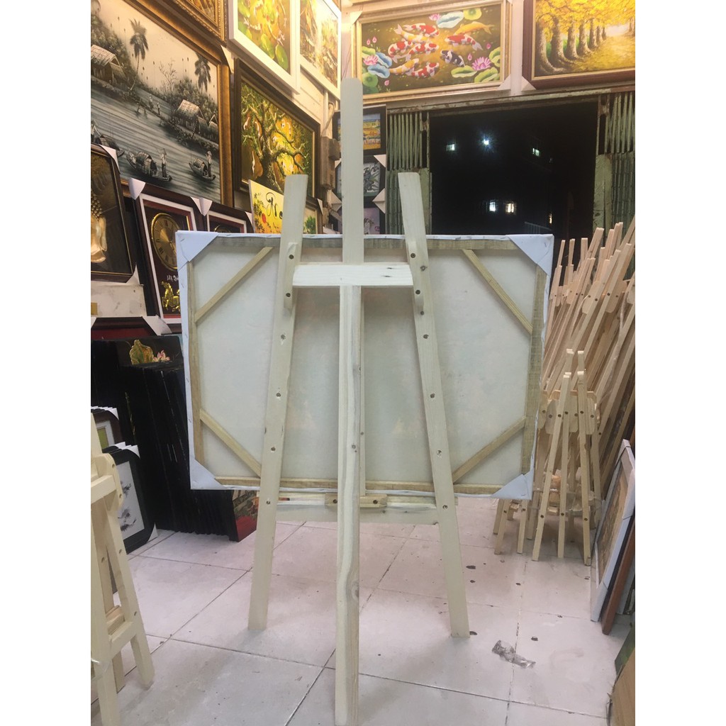 Giá Vẽ Tranh Khung Gỗ , Kích Thước 60x130 cm ,