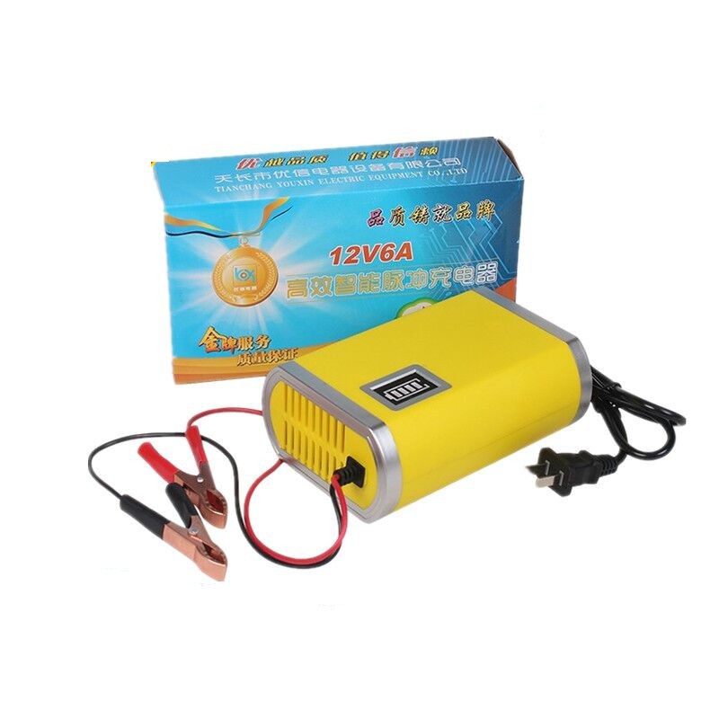 Máy Sạc Ắc Quy Battery Charger Tự Động Cao Cấp 12V6A