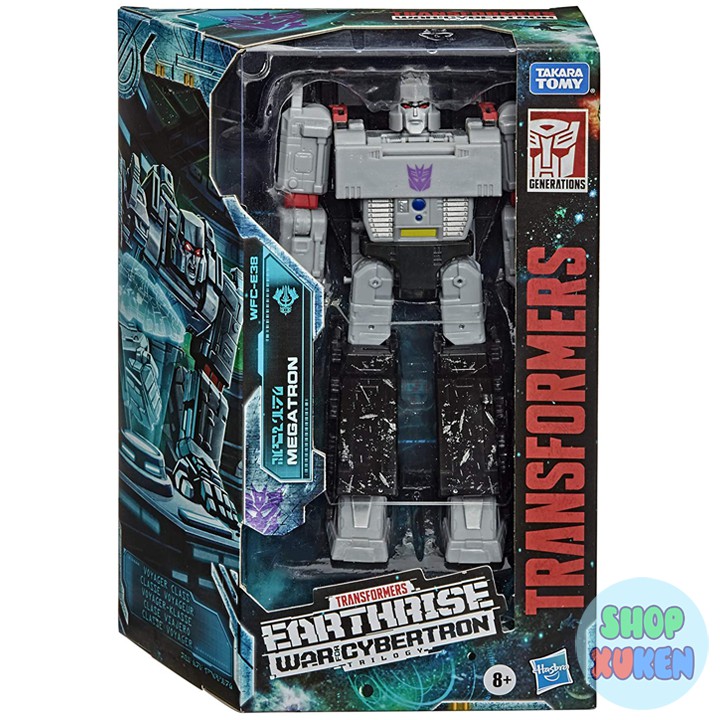 MEGATRON EARTHRISE Robot Biến Hình Transformers War for Cybertron Voyager Class WFC-E38 - Mô hình TRANSFORMER Megatron