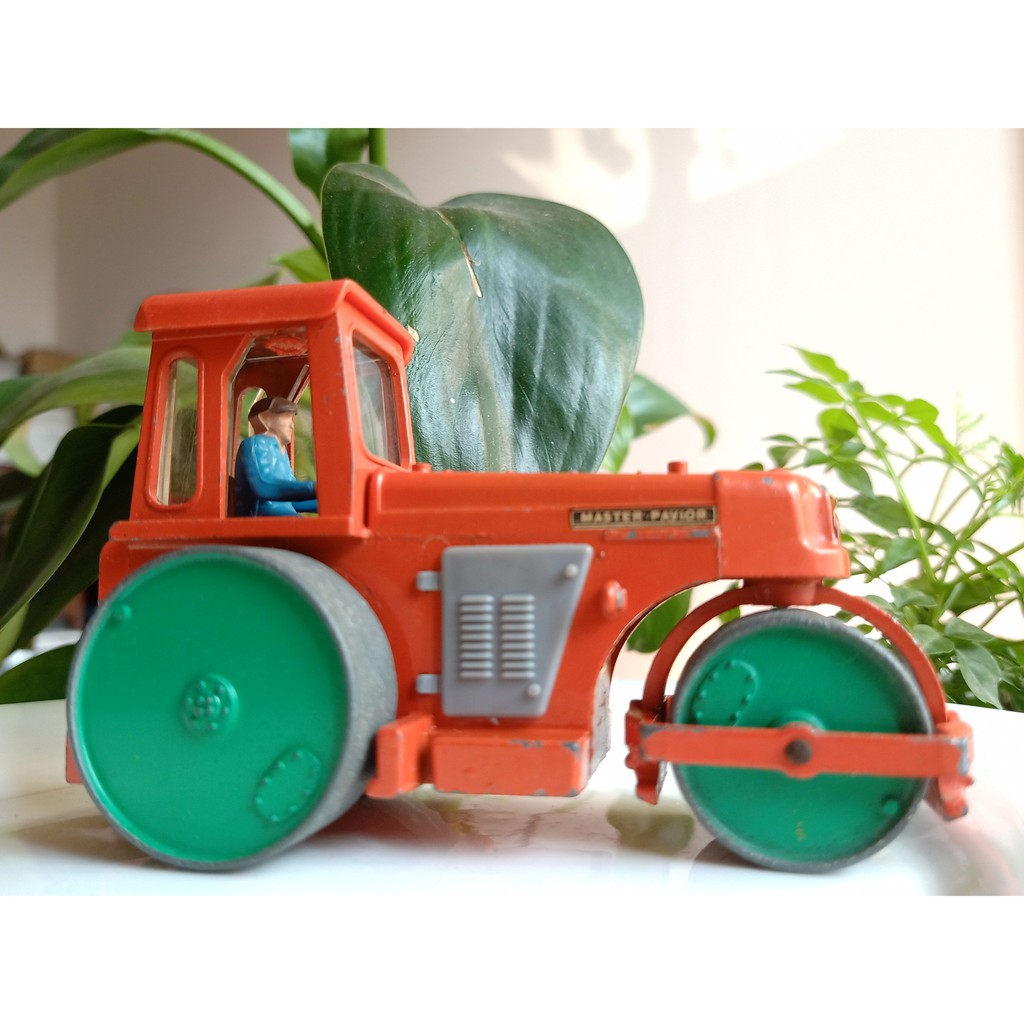 Mô hình lu tĩnh Dinky Toys Aveling Barford Diezel Roller Meccano LTD 279 Master Pavior Made in England