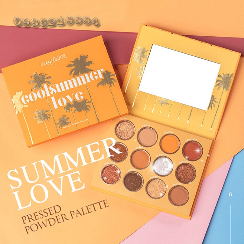 Bảng phấn mắt Glamcolour CoolSummer Love