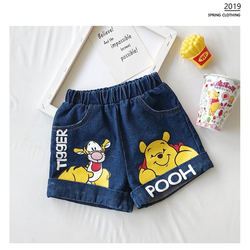 Set quần áo in họa tiết hoạt hình xinh xắn dành cho bé