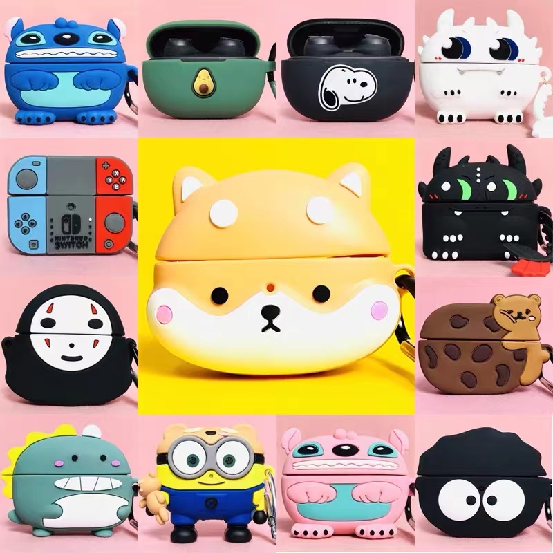 Vỏ Bảo Vệ Hộp Sạc Tai Nghe Redmi Buds 3 Lite Mềm Hình Máy Chơi Game