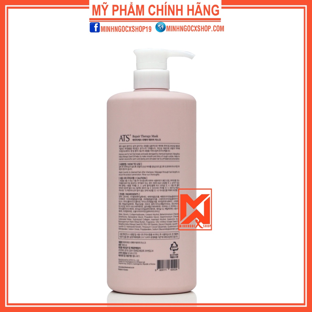 Dầu xả phục hồi ATS Repair Therapy Mask 1000ml chính hãng