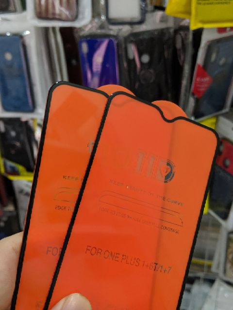 Kính cường lực 11D cho Redmi Note 8 / OnePlus 6T / OnePlus 7 dùng chung Full màn ôm viền 2.5D chất đẹp cao cấp