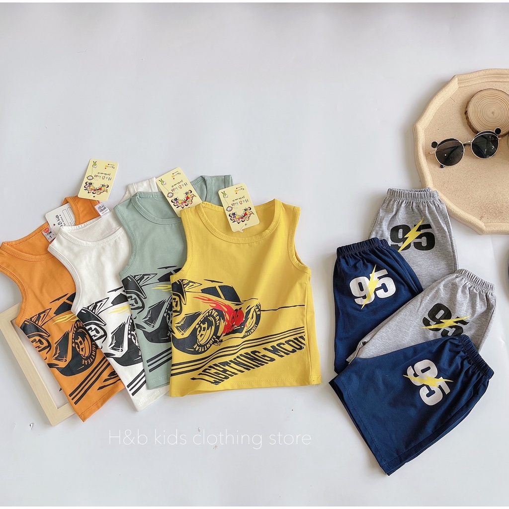 [HOT] BỘ BA LỖ IN HÌNH XE ĐUA TỐC ĐỘ CHẤT COTTON MỀM MÁT THẤM HÚT MỒ HÔI CHO BÉ 8-24KG. VIDEO THẬT. XƯỞNG MAY BIBO