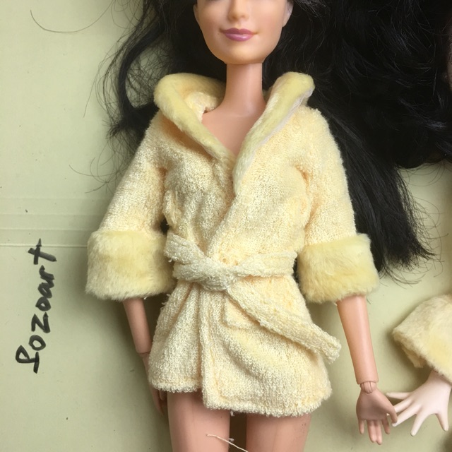 BbB- Áo choàng tắm cho búp bê barbie blythe licca