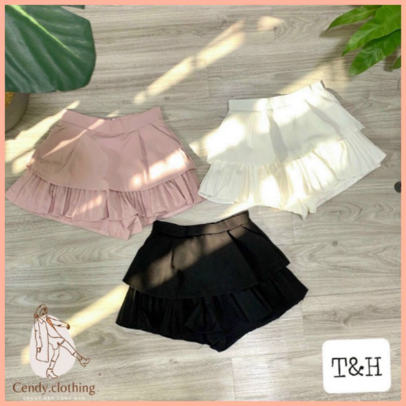 [Hàng Cao Cấp Có Video Thật] Chân Váy Bèo Hai Tầng Hàng Đẹp Chất Liệu Cao Cấp Cendy Clothing - CD008