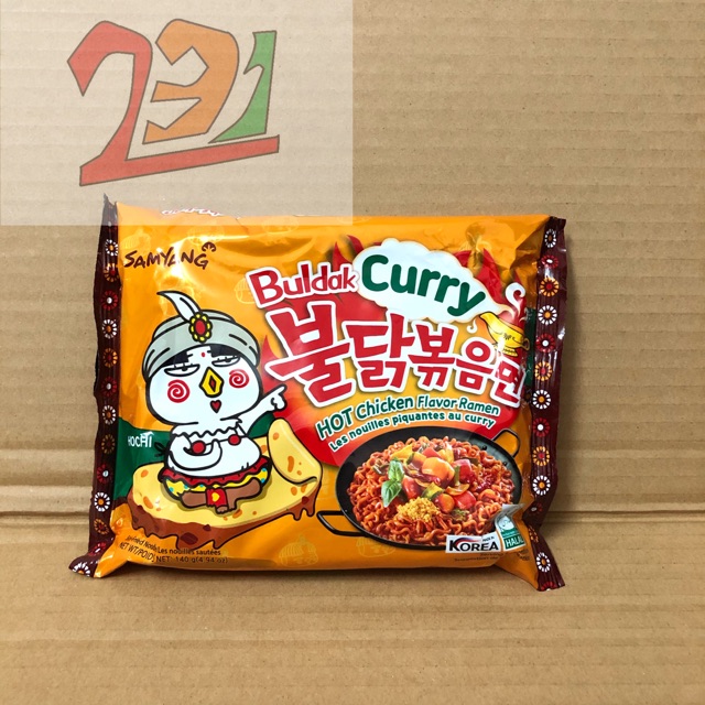 Gói Mỳ Trộn Cay SamYang Buldak Curry Cari Siêu Cay Lồng Lộn 140g | BigBuy360 - bigbuy360.vn