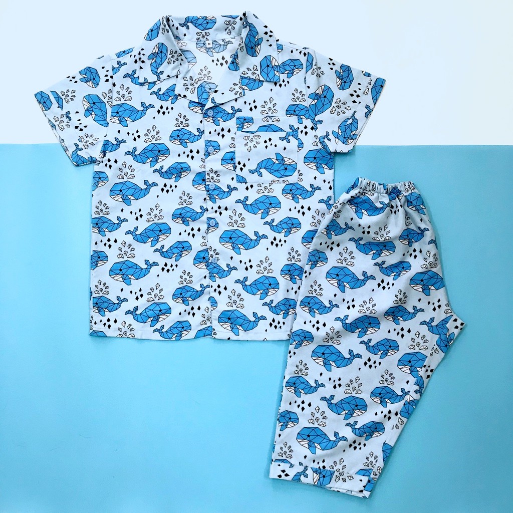 Pijama lửng nữ vải kate thái mịn đẹp không nhăn size 50-65kg nhiều mẫu