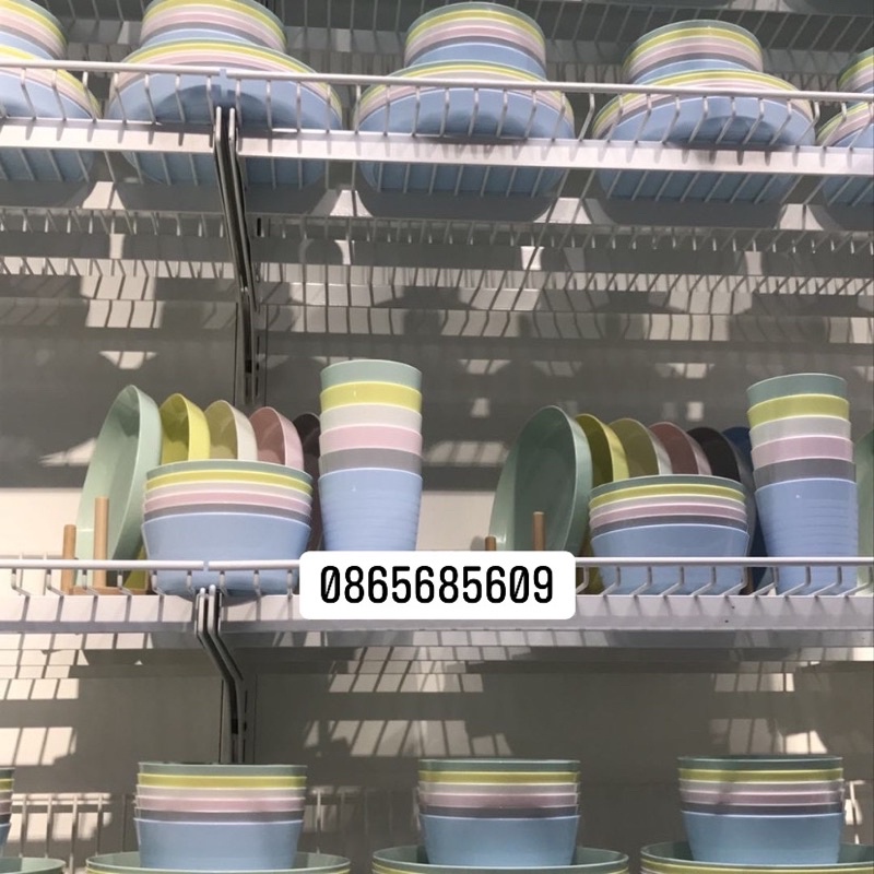 Bộ bát, cốc, đĩa, dao/dĩa/thìa ăn Ikea