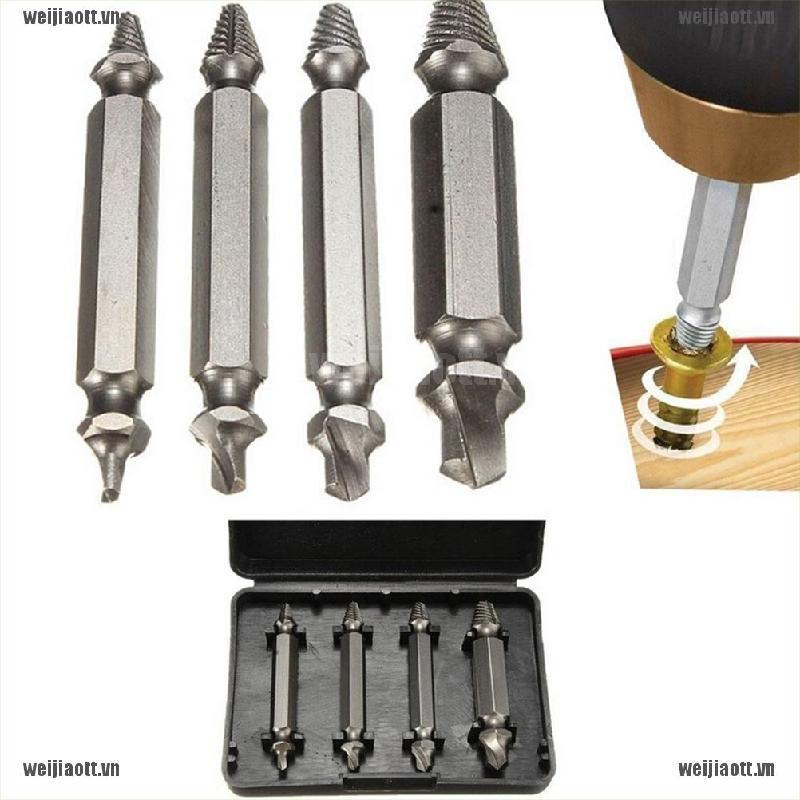 Set 4 Mũi Khoan Tháo Gỡ Ốc Vít Bị Hỏng
