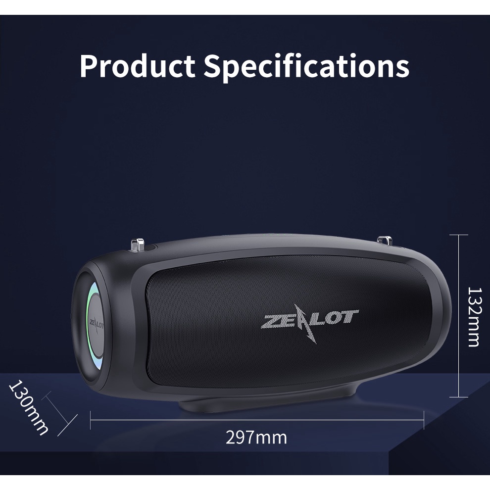 Bộ Loa Bluetooth Zealot S37L 60W Cao Cấp Kèm Phụ Kiện