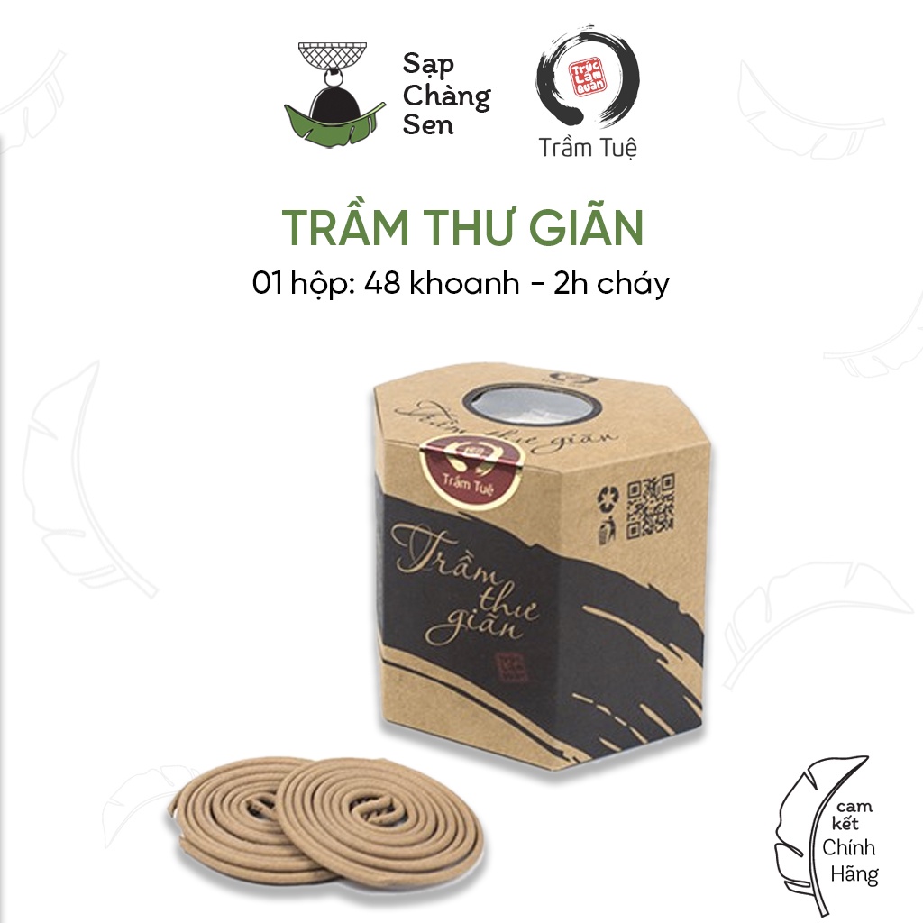 Trầm thư giãn (Trầm Tuệ) - 48 khoanh