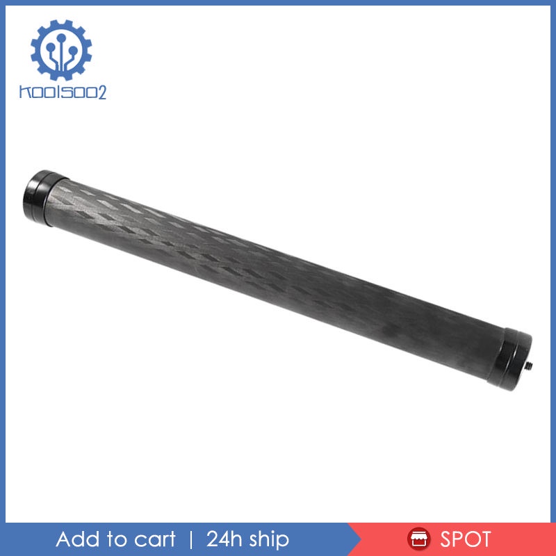 14.2&quot; Carbon Pole Extension Rod Monopod 1/4'' Thread for DJI RS2 RSC2 Ronin