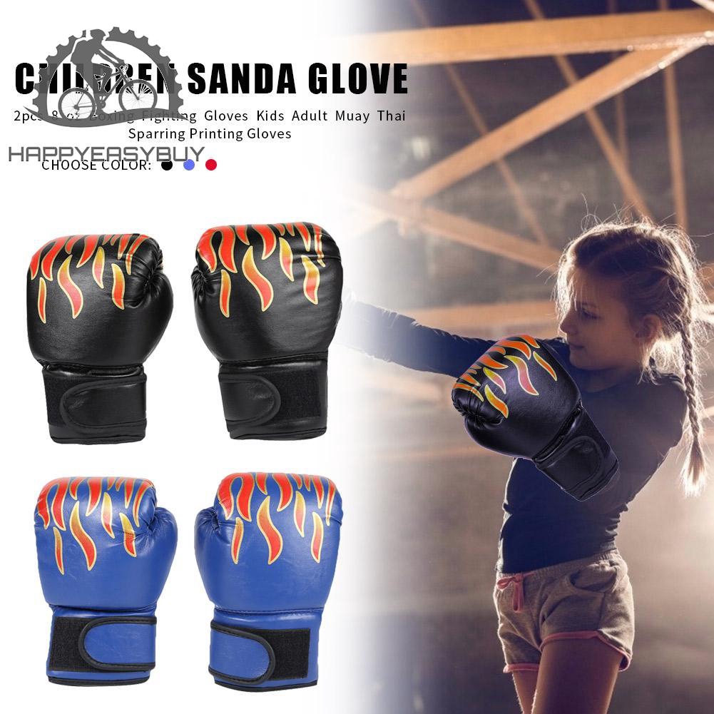 Set 2 Găng Tay Tập Boxing Thoáng Khí Cho Bé