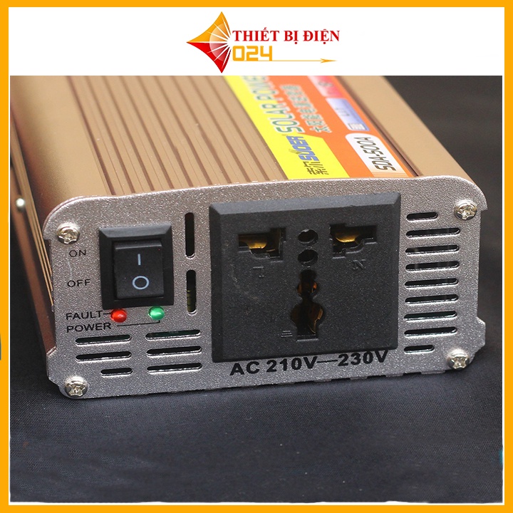 Kích điện solar SDA 12VDC lên 220VAC Sin Mô Phỏng