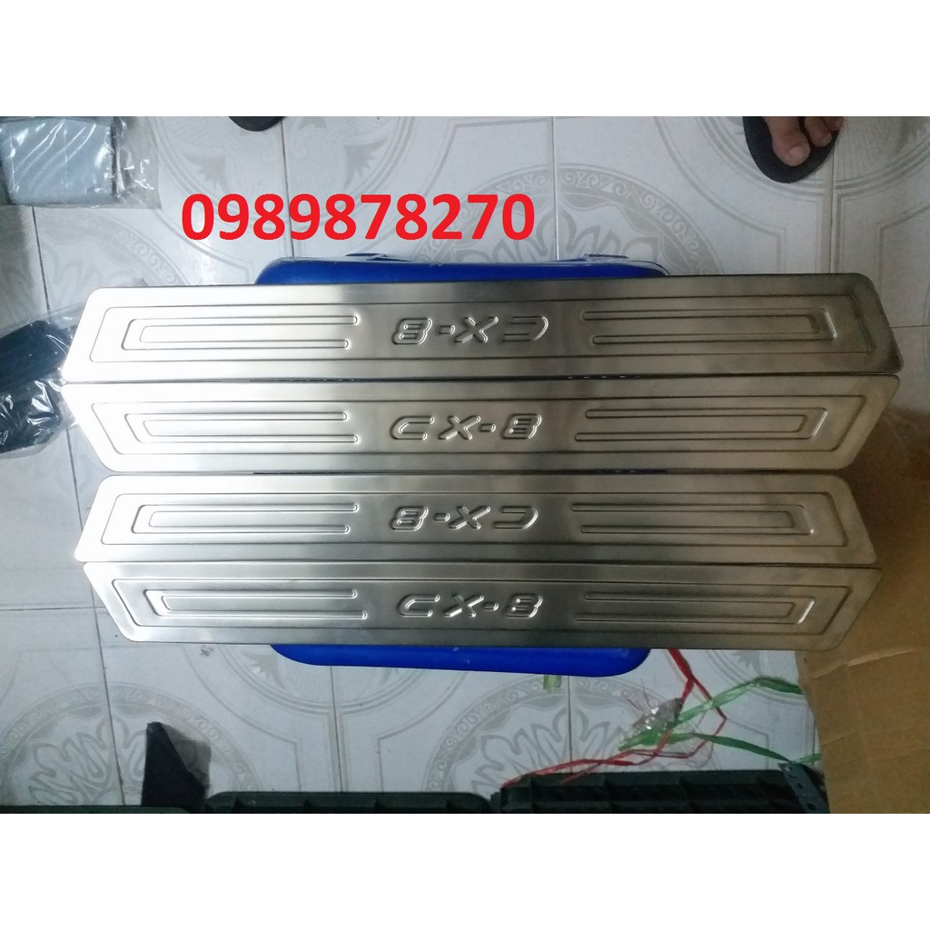 Bậc ngoài INOX Mazda CX8