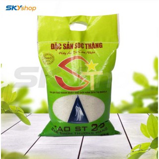 5kg gạo st25 sóc trăng chính hãng