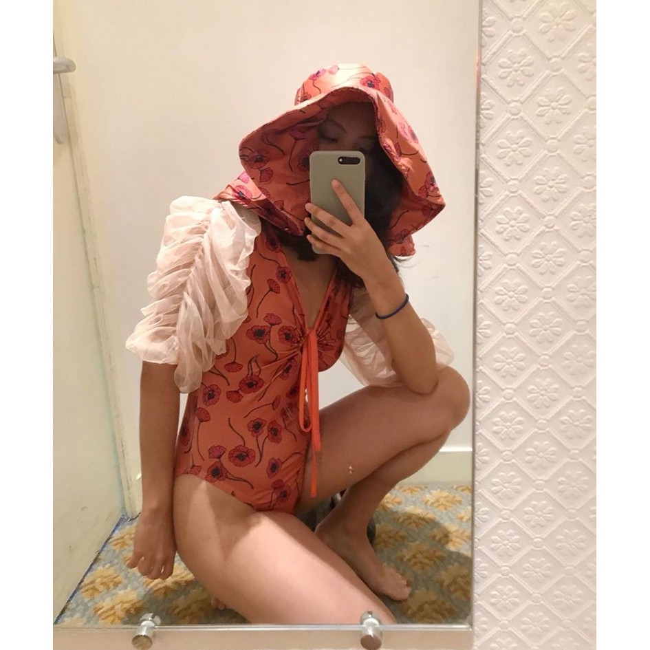 [ ORDER ] BỘ BƠI NỮ LIÈN THÂN TAY DÀI BỒNG KẾT HỢP REN MẪU MỠI 2020 | BigBuy360 - bigbuy360.vn