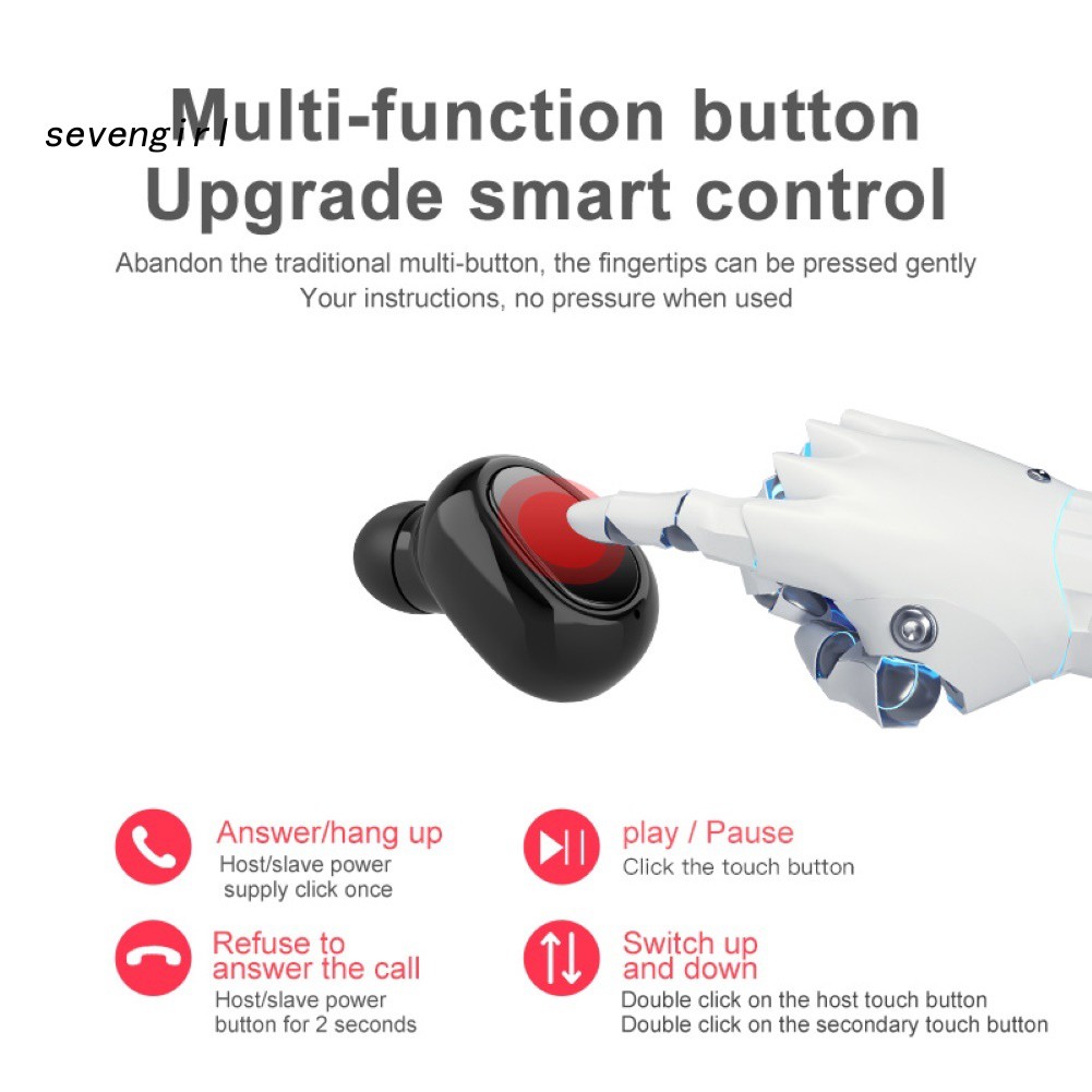 Tai Nghe Bluetooth 5.0 Không Dây Kiểu Dáng Thể Thao L21 Tws