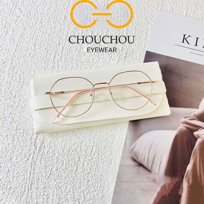 Gọng kính kim loại nam nữ, mắt tròn ⭕️GIÁ SIÊU TỐT ⭕siêu nhẹ nhiều màu