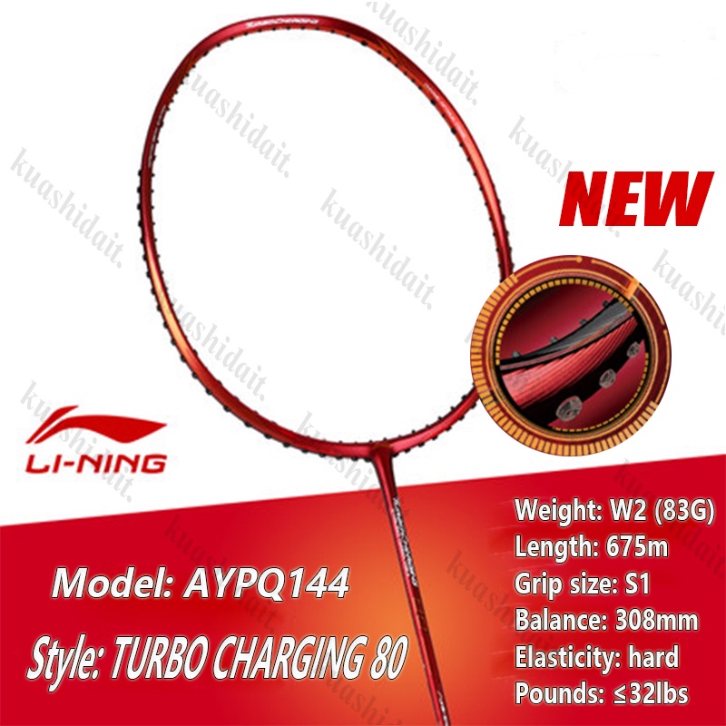 LI NING Mới Vợt Cầu Lông Chuyên Nghiệp TCG-80 Kèm Túi Đựng